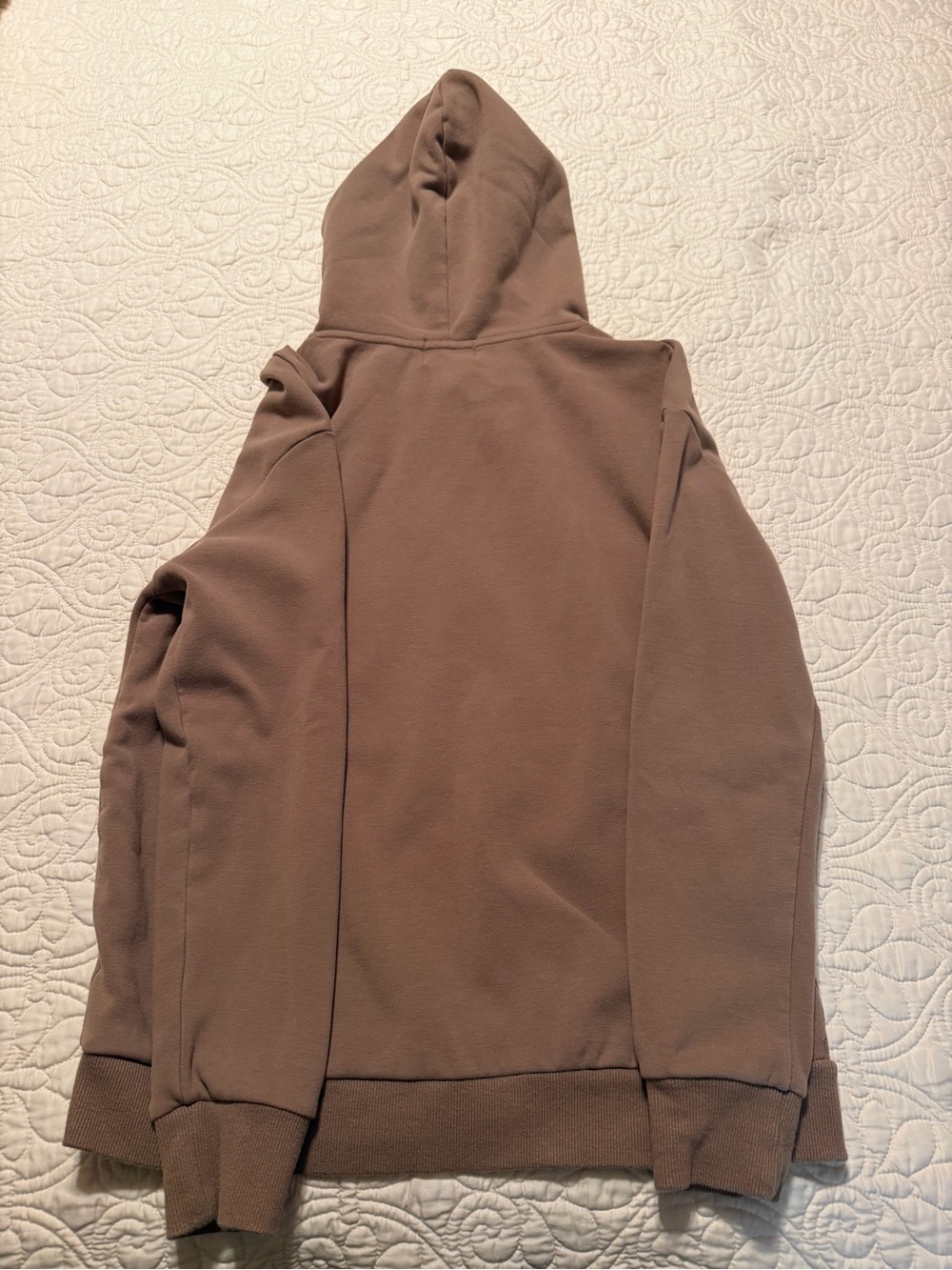 ZYIA Brown Pullover Hoodie with Small Crescent Logo - Women - Picture 2 of 3